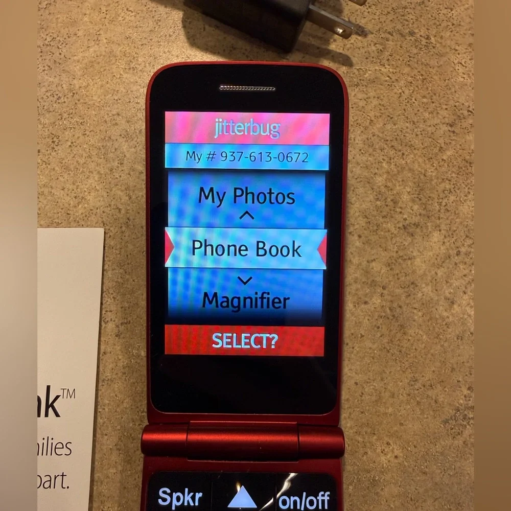 Alcatel onetouch red